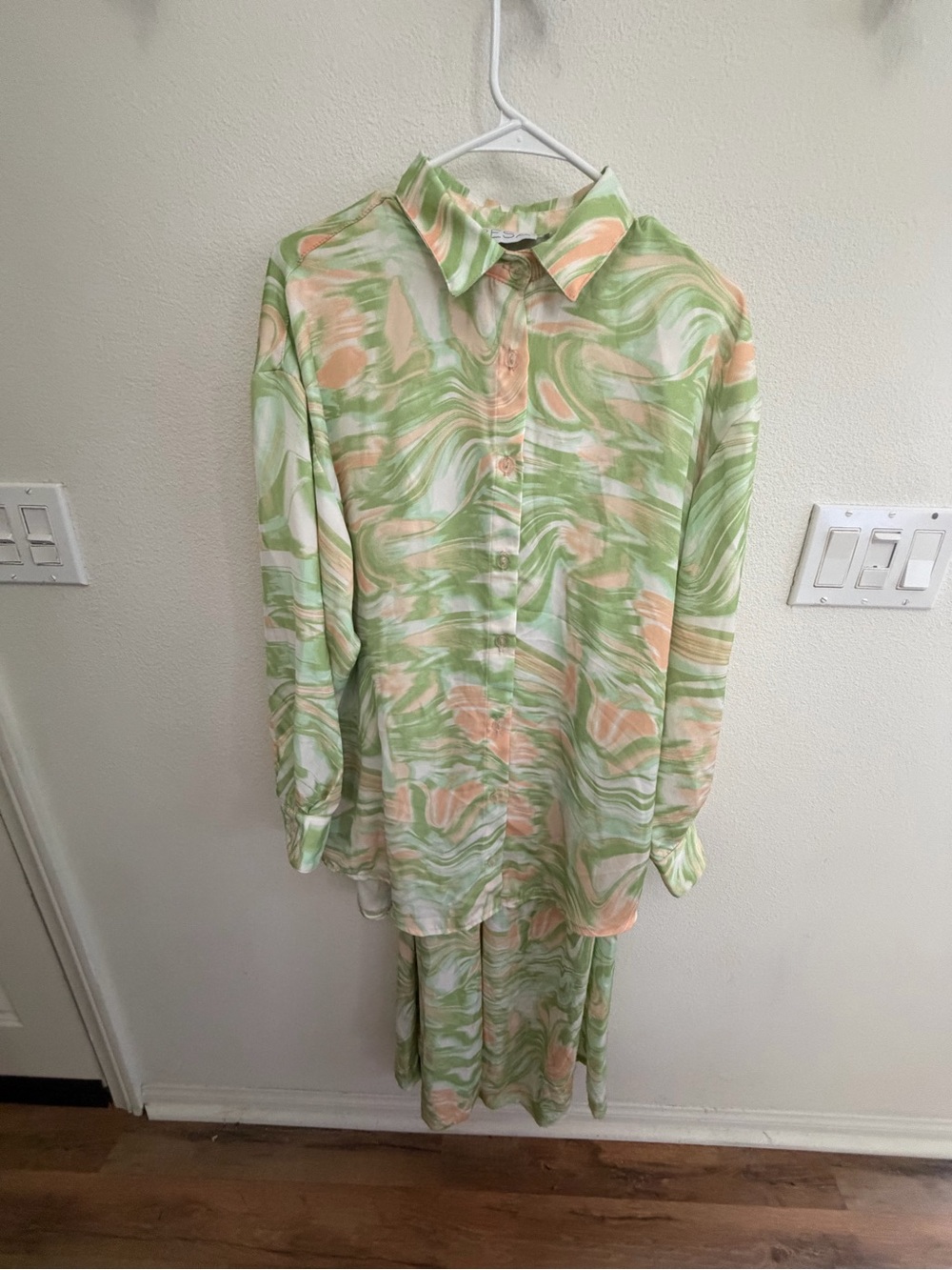RESA SWIRL BLOUSE AND PANT SET